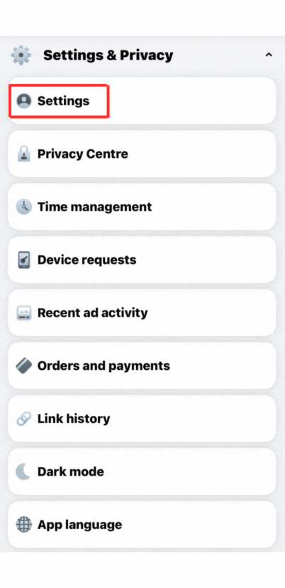 How to revoke Facebook Permission for Single Sharer (Mobile) - 18th September 2025.gif